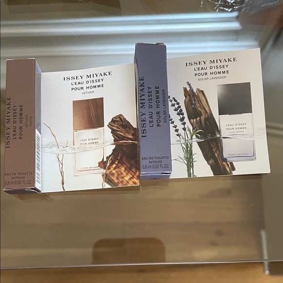 2 Sets Sample Issey Miyake L'Eau d'Issey Pour Homme Fragance - Picture 1 of 1